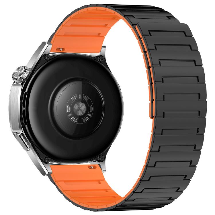 22mm Armor Textured Magnetic Silicone Watch Band