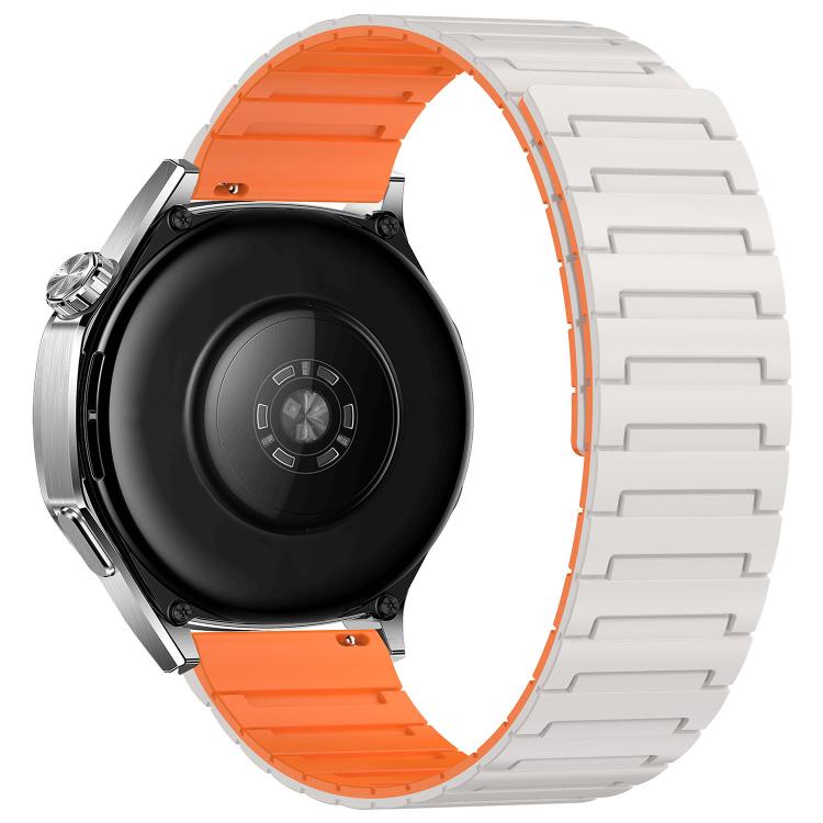 22mm Armor Textured Magnetic Silicone Watch Band