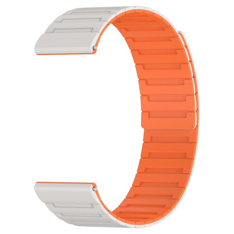 22mm Armor Textured Magnetic Silicone Watch Band