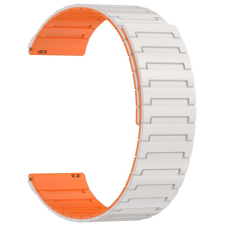 22mm Armor Textured Magnetic Silicone Watch Band