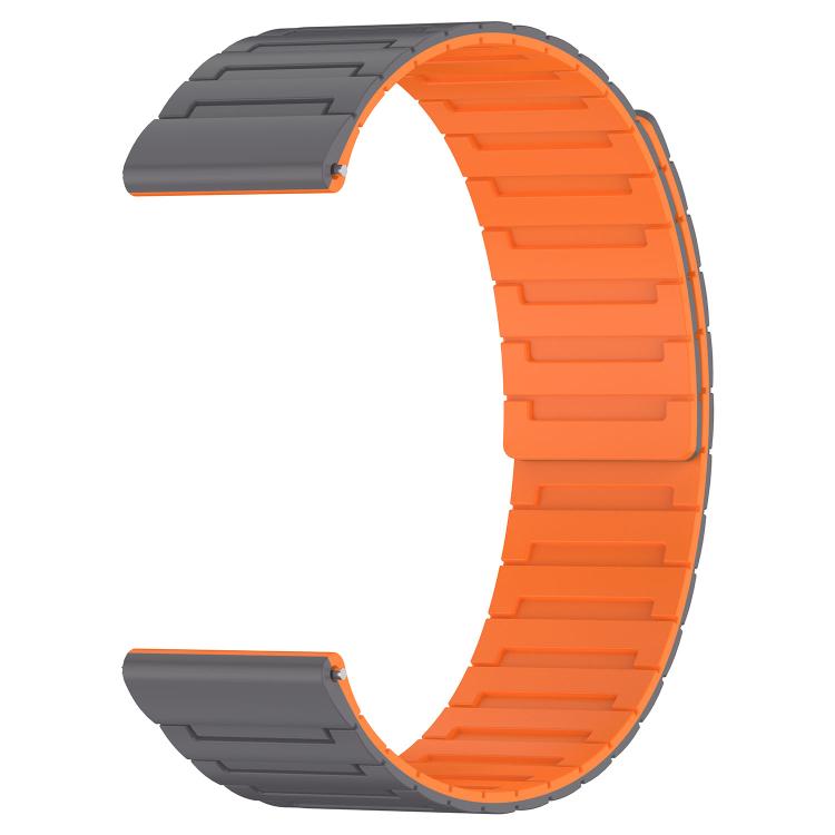 22mm Armor Textured Magnetic Silicone Watch Band