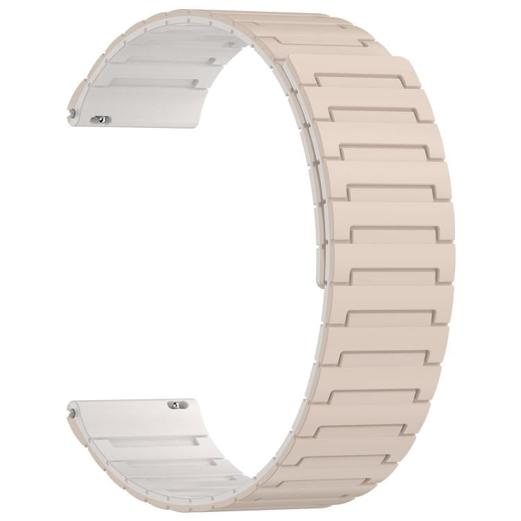 22mm Armor Textured Magnetic Silicone Watch Band