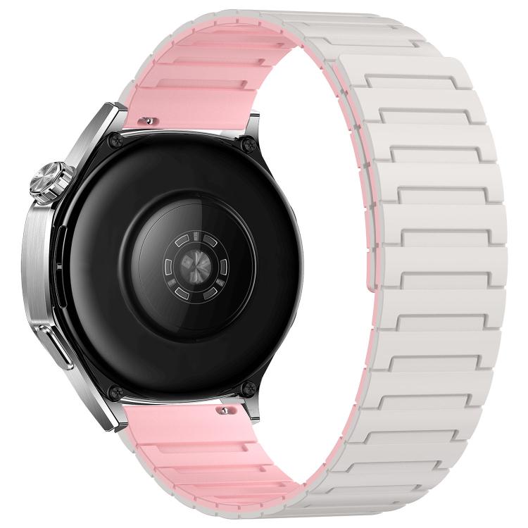 22mm Armor Textured Magnetic Silicone Watch Band