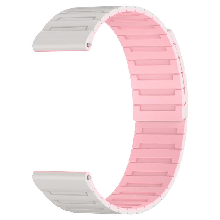 22mm Armor Textured Magnetic Silicone Watch Band