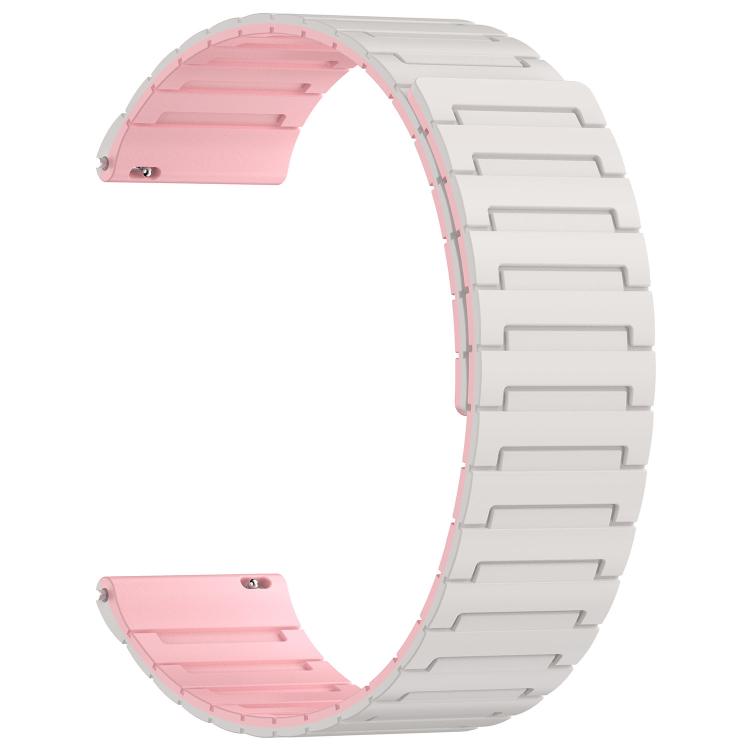 22mm Armor Textured Magnetic Silicone Watch Band