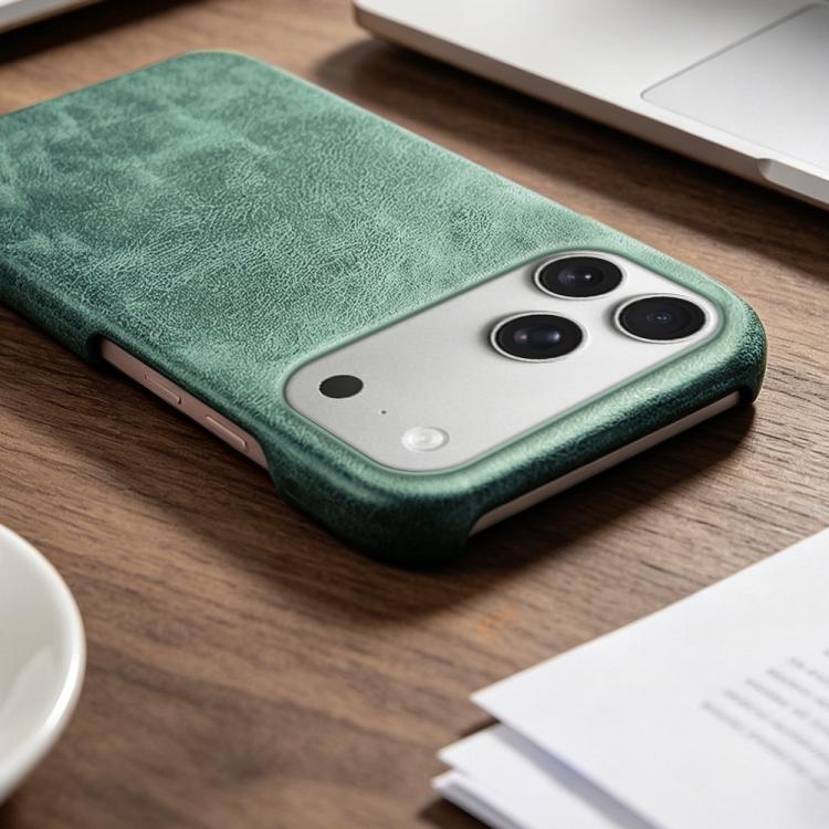 For iPhone 17 Pro Max Retro-skin Magnetic Vegan Leather Back Phone Case