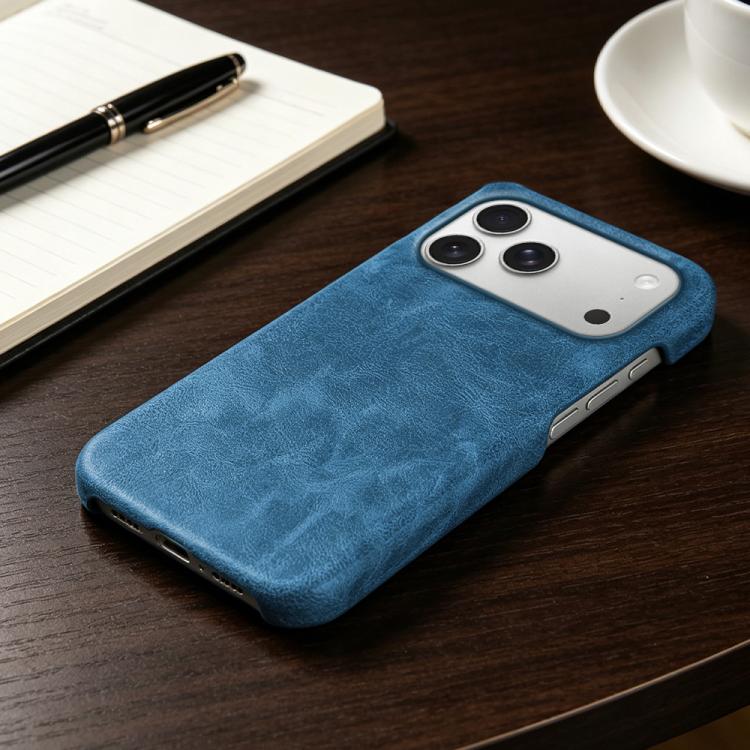 For iPhone 17 Pro Retro-skin Magnetic Vegan Leather Back Phone Case