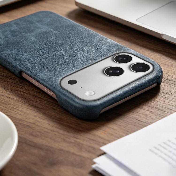 For iPhone 17 Pro Retro-skin Magnetic Vegan Leather Back Phone Case