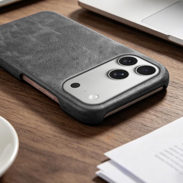 For iPhone 17 Pro Retro-skin Magnetic Vegan Leather Back Phone Case