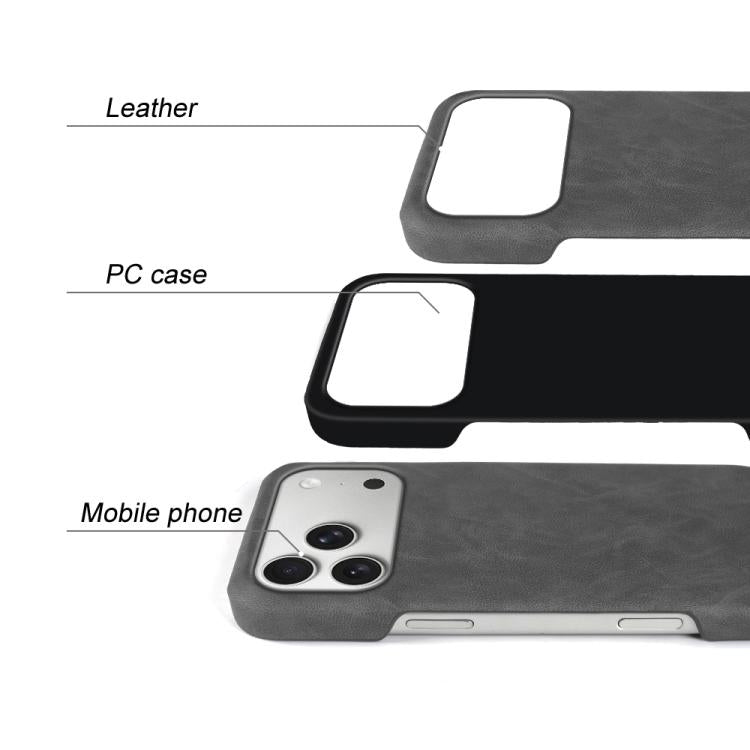 For iPhone 17 Pro Retro-skin Magnetic Vegan Leather Back Phone Case