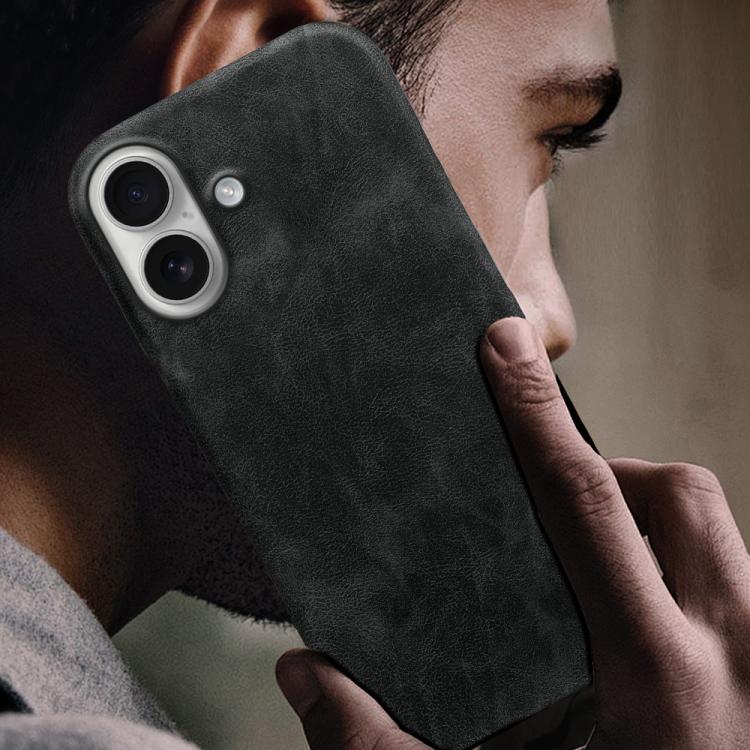 For iPhone 17 Retro-skin Magnetic Vegan Leather Back Phone Case