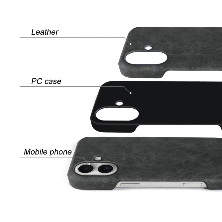 For iPhone 17 Retro-skin Magnetic Vegan Leather Back Phone Case