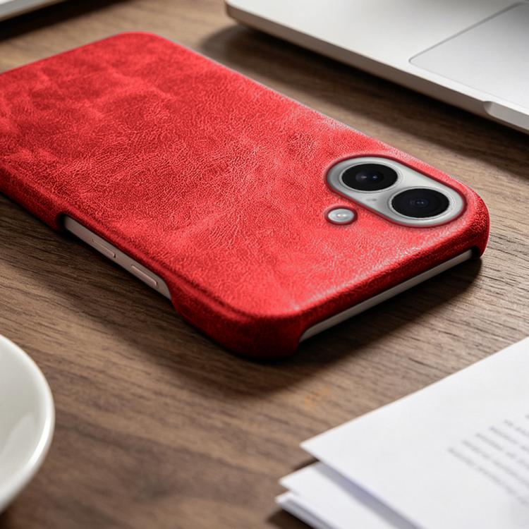 For iPhone 17 Retro-skin Magnetic Vegan Leather Back Phone Case