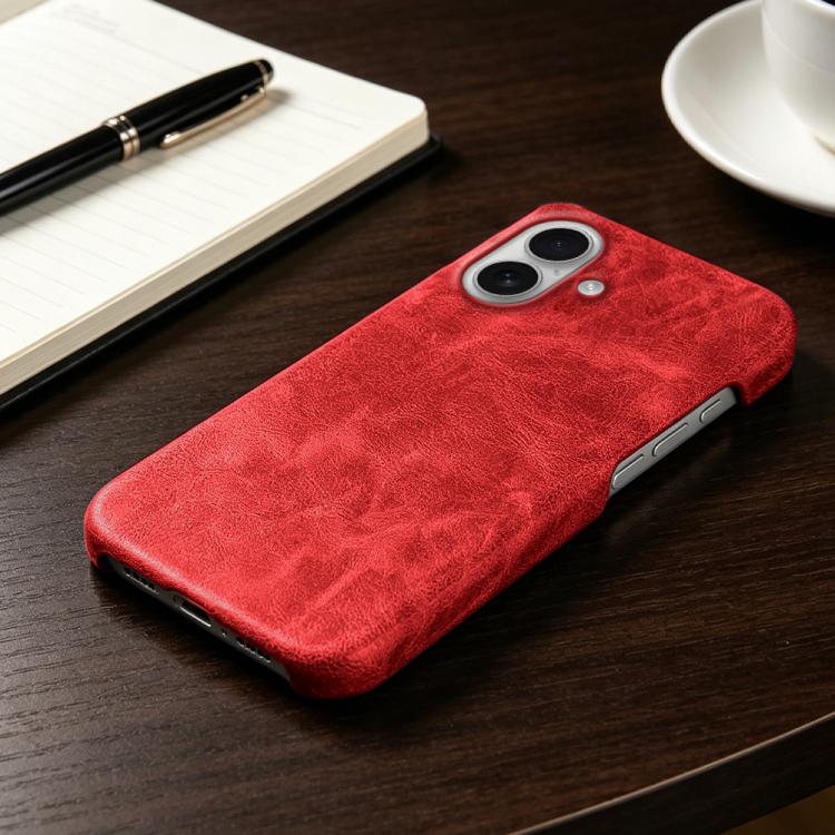 For iPhone 17 Retro-skin Magnetic Vegan Leather Back Phone Case