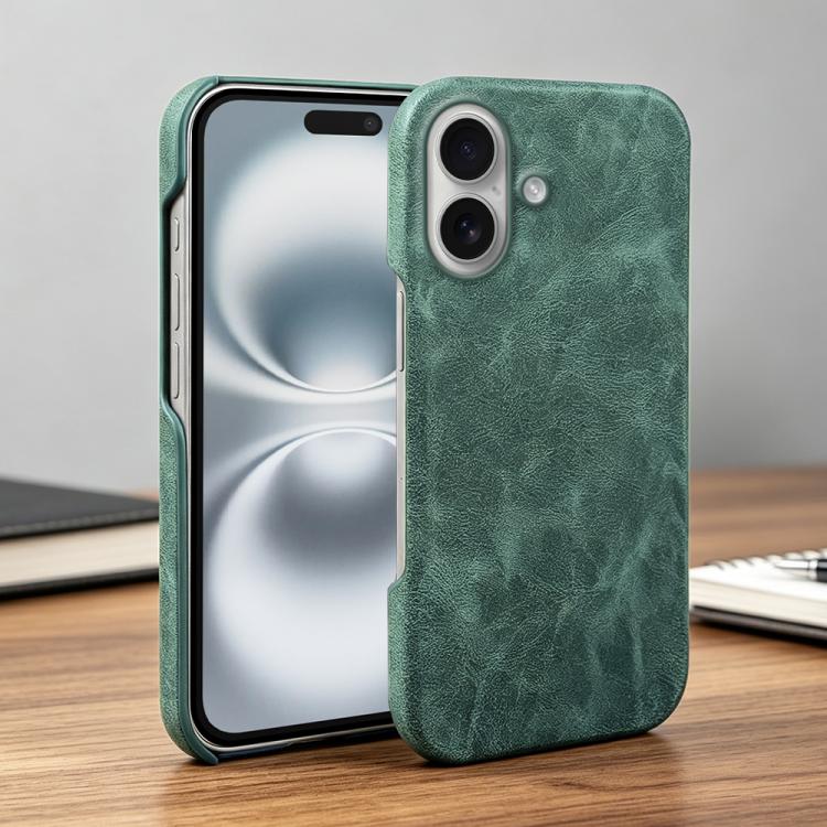 For iPhone 17 Retro-skin Magnetic Vegan Leather Back Phone Case