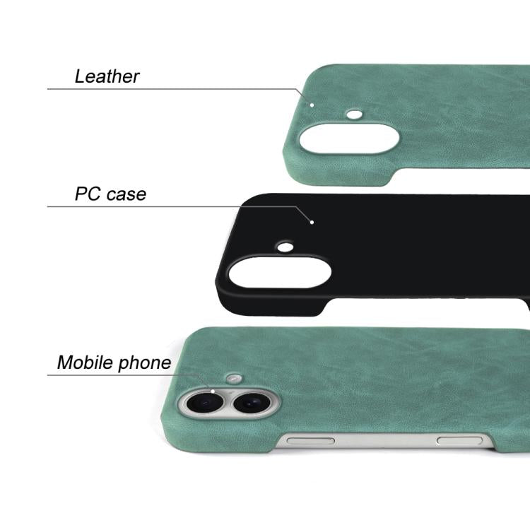 For iPhone 17 Retro-skin Magnetic Vegan Leather Back Phone Case