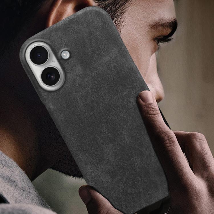 For iPhone 17 Retro-skin Magnetic Vegan Leather Back Phone Case