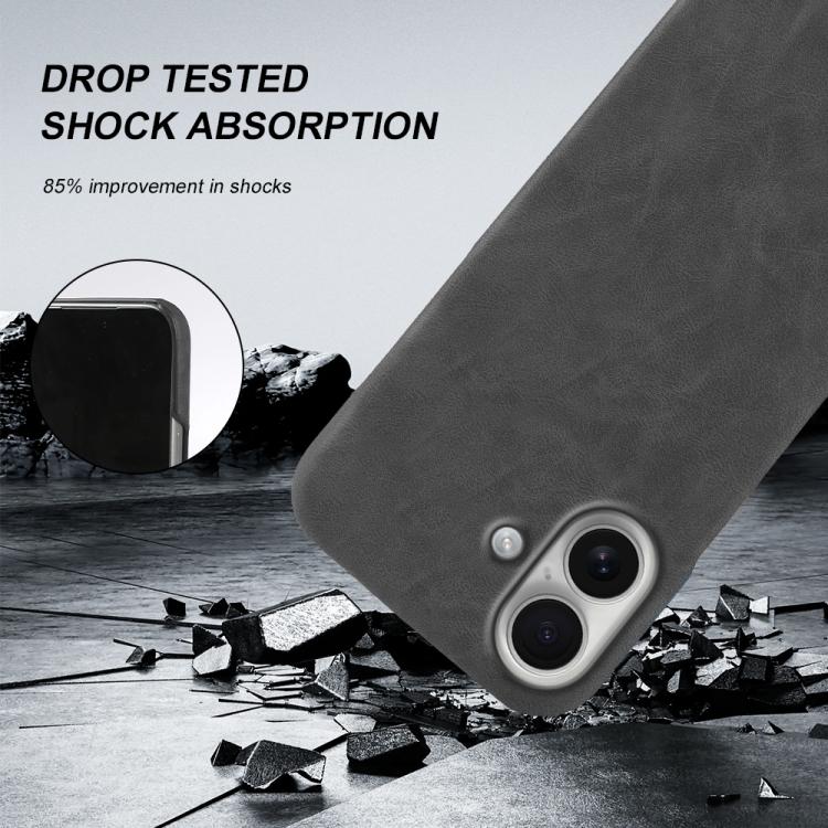 For iPhone 17 Retro-skin Magnetic Vegan Leather Back Phone Case