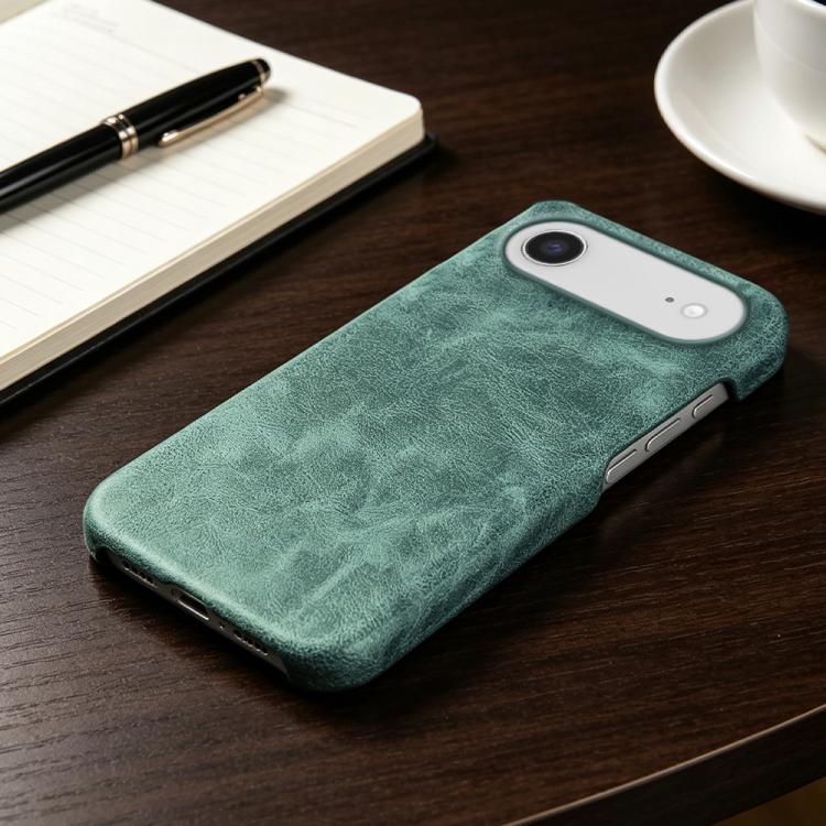 For iPhone Air Retro-skin Magnetic Vegan Leather Back Phone Case