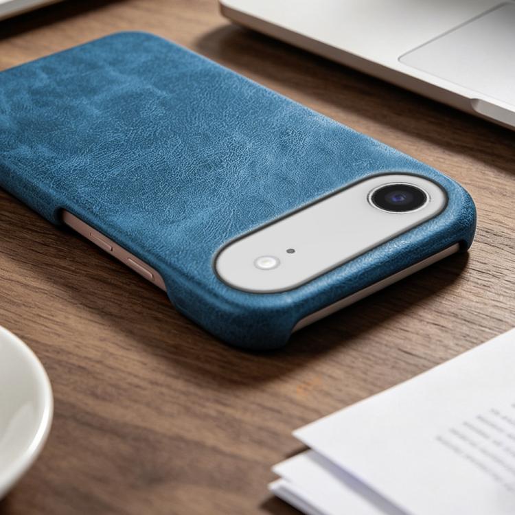 For iPhone Air Retro-skin Magnetic Vegan Leather Back Phone Case