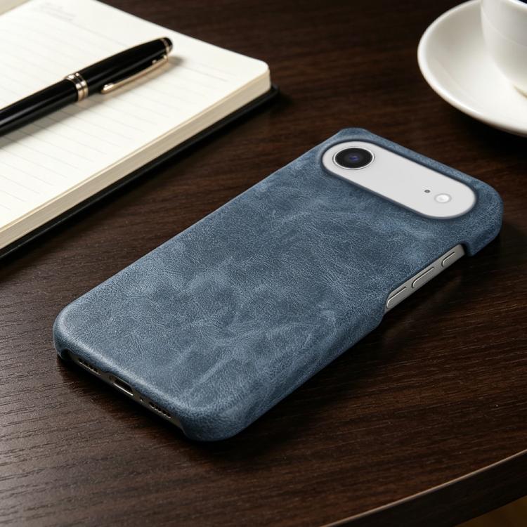 For iPhone Air Retro-skin Magnetic Vegan Leather Back Phone Case