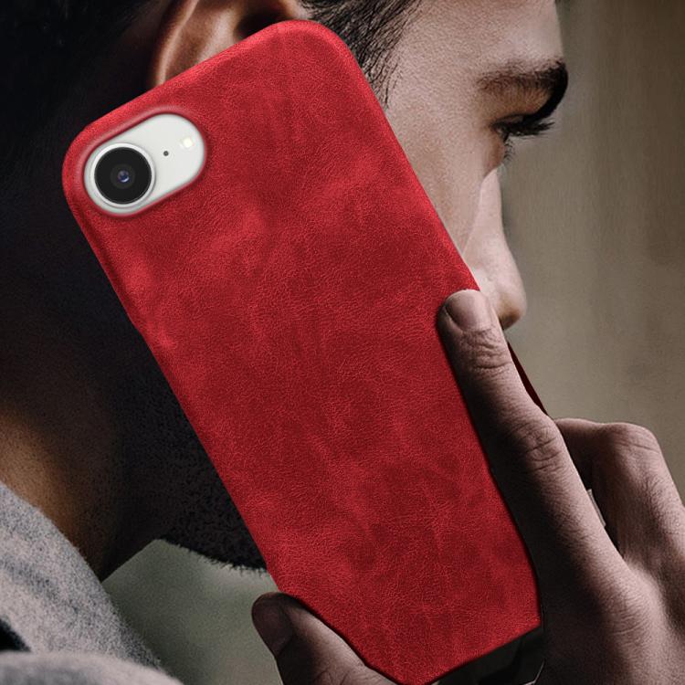 For iPhone 17e / 16e Retro-skin Magnetic Vegan Leather Back Phone Case