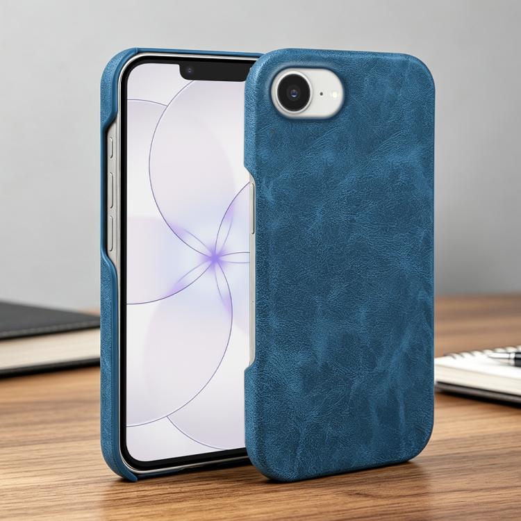 For iPhone 17e / 16e Retro-skin Magnetic Vegan Leather Back Phone Case