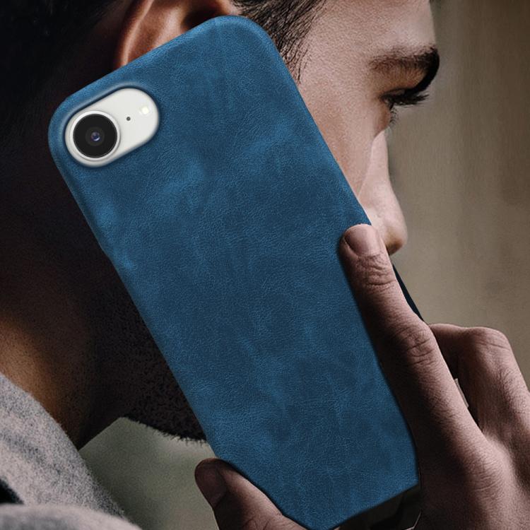 For iPhone 17e / 16e Retro-skin Magnetic Vegan Leather Back Phone Case
