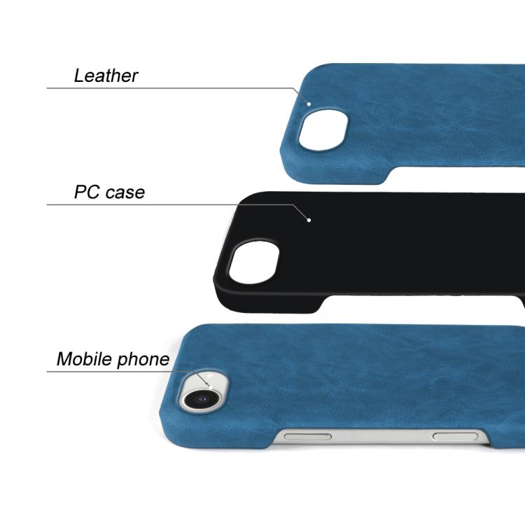 For iPhone 17e / 16e Retro-skin Magnetic Vegan Leather Back Phone Case