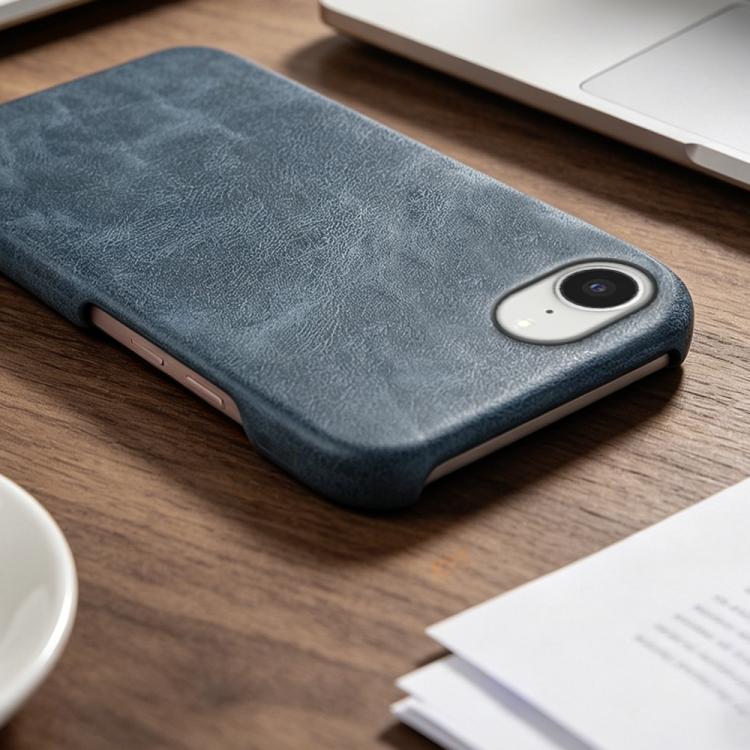 For iPhone 17e / 16e Retro-skin Magnetic Vegan Leather Back Phone Case