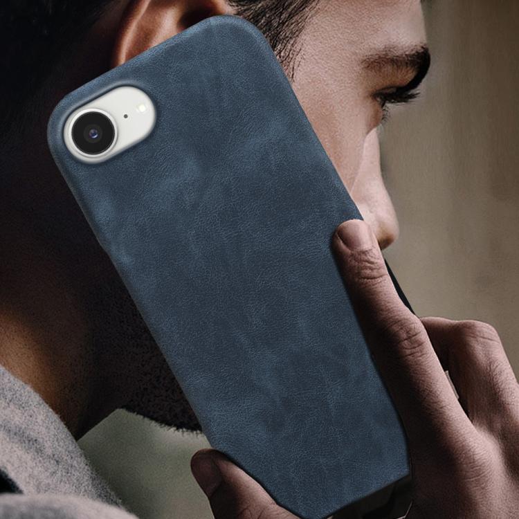 For iPhone 17e / 16e Retro-skin Magnetic Vegan Leather Back Phone Case