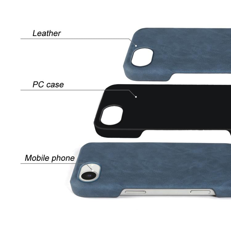 For iPhone 17e / 16e Retro-skin Magnetic Vegan Leather Back Phone Case