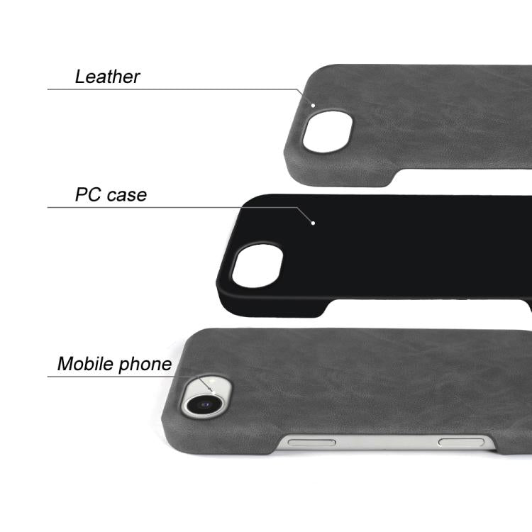 For iPhone 17e / 16e Retro-skin Magnetic Vegan Leather Back Phone Case