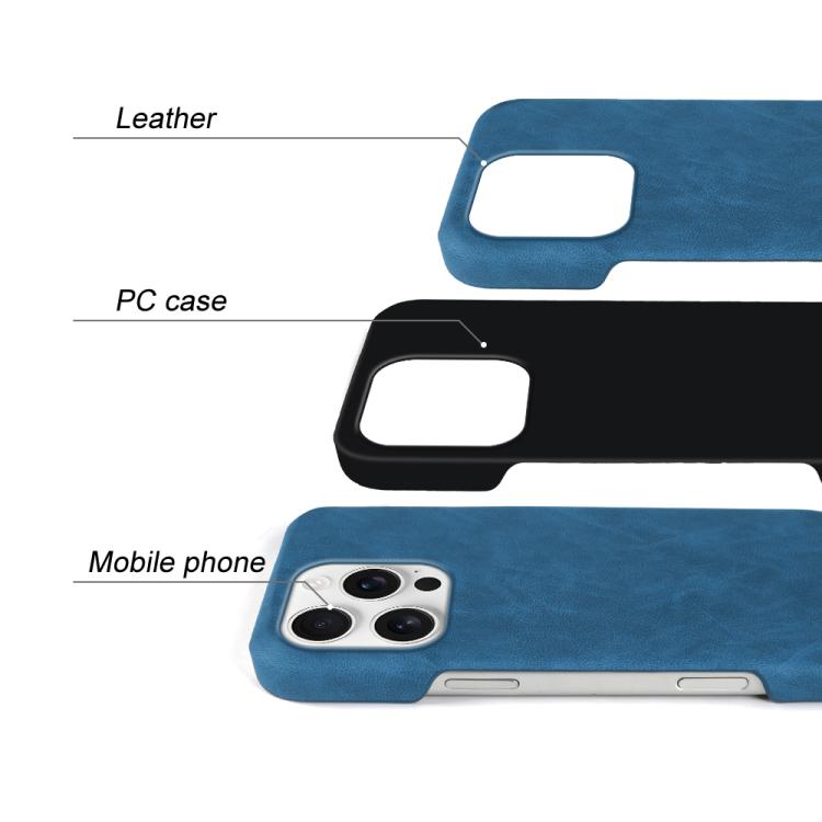 For iPhone 16 Pro Max Retro-skin Magnetic Vegan Leather Back Phone Case
