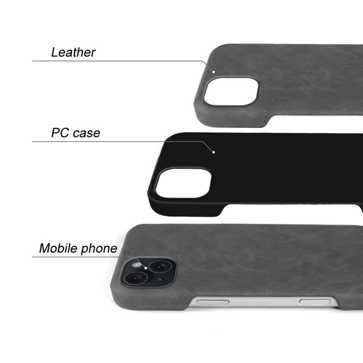 For iPhone 15 Retro-skin Magnetic Vegan Leather Back Phone Case