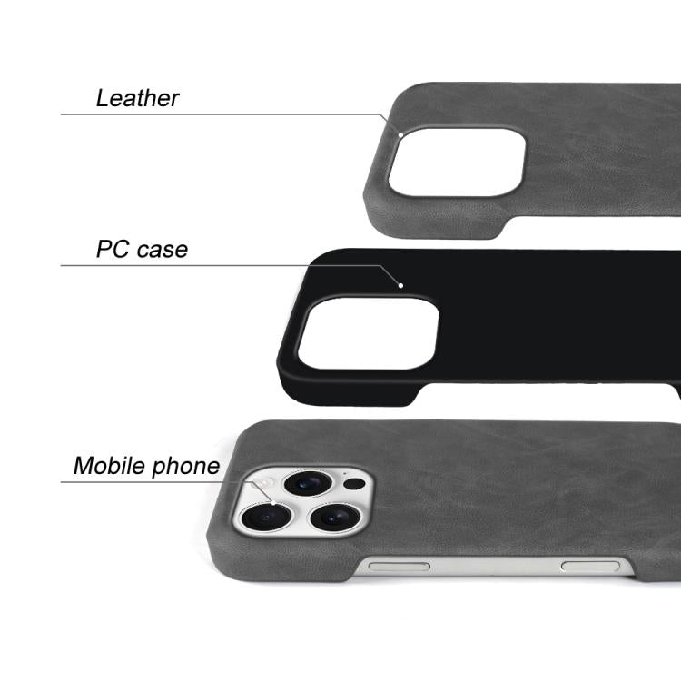 For iPhone 14 Pro Max Retro-skin Magnetic Vegan Leather Back Phone Case