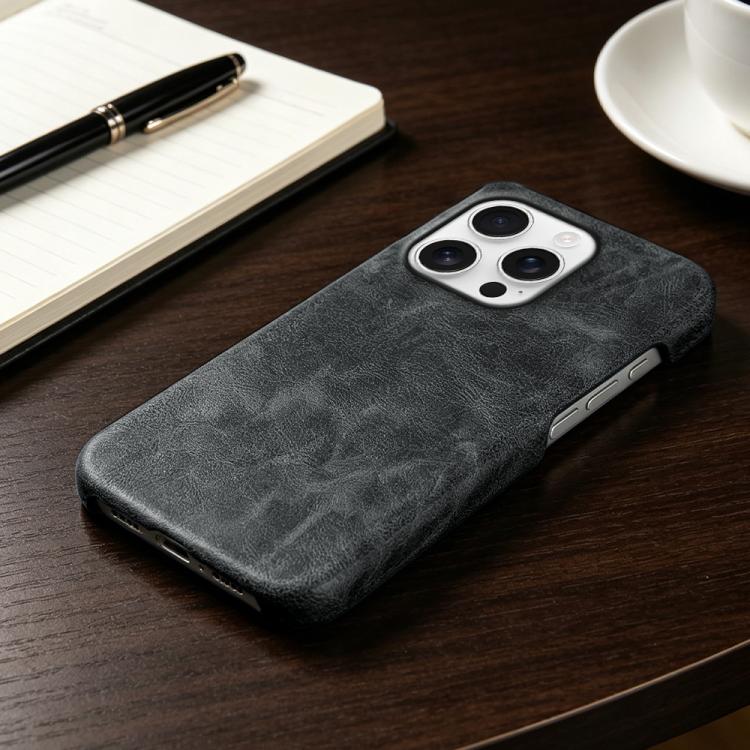 Fro iPhone 14 Pro Retro-skin Magnetic Vegan Leather Back Phone Case