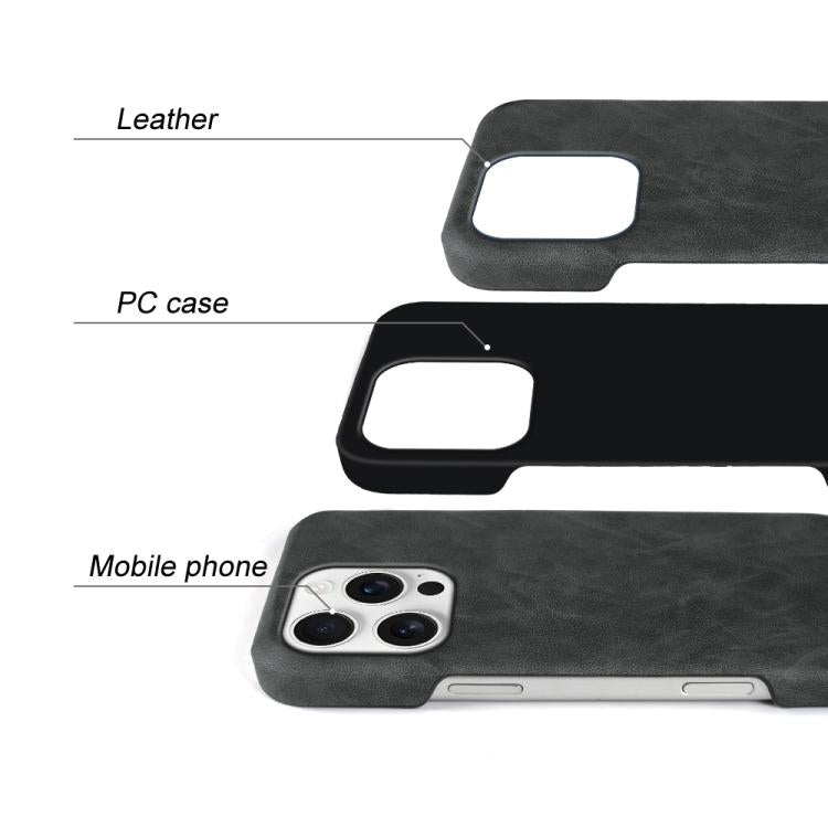 Fro iPhone 14 Pro Retro-skin Magnetic Vegan Leather Back Phone Case