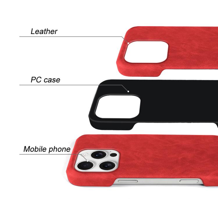 Fro iPhone 14 Pro Retro-skin Magnetic Vegan Leather Back Phone Case