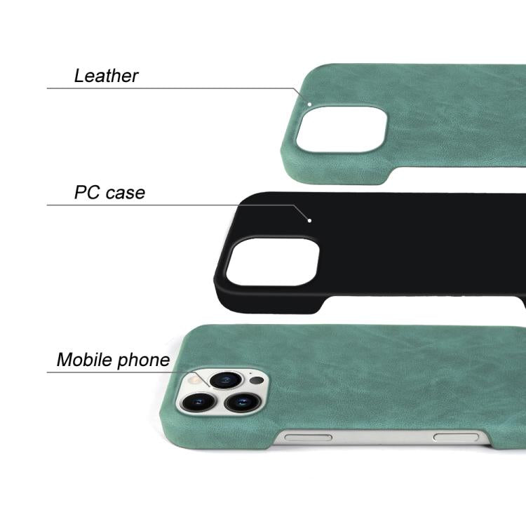 For iPhone 13 Pro Max Retro-skin Magnetic Vegan Leather Back Phone Case
