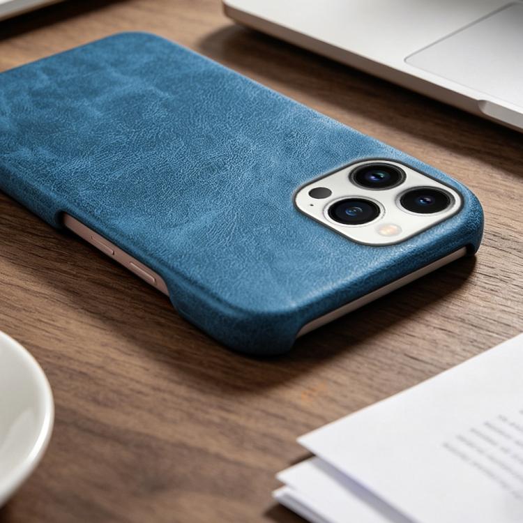 For iPhone 13 Pro Retro-skin Magnetic Vegan Leather Back Phone Case