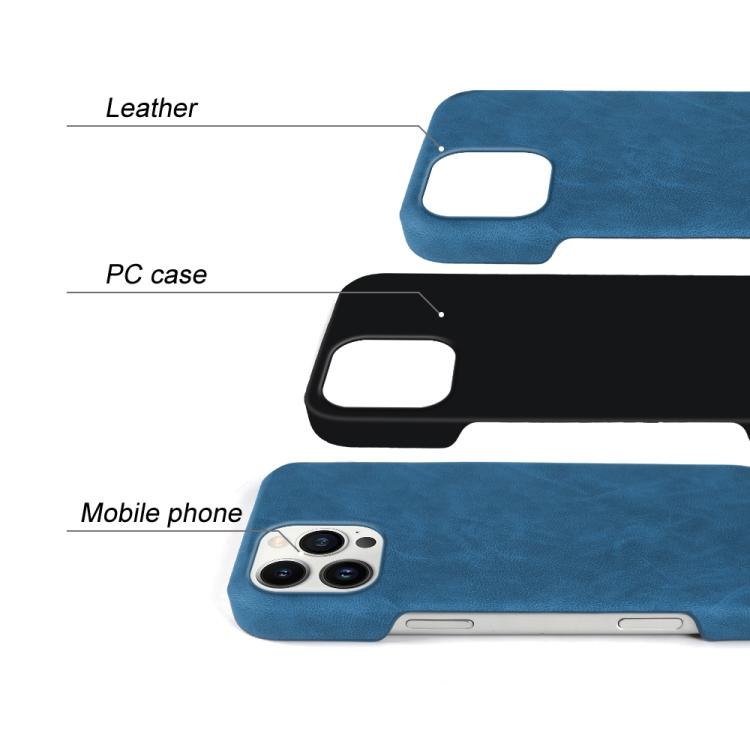 For iPhone 13 Pro Retro-skin Magnetic Vegan Leather Back Phone Case