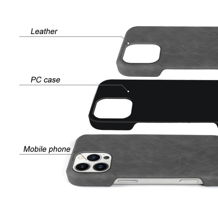 For iPhone 13 Pro Retro-skin Magnetic Vegan Leather Back Phone Case