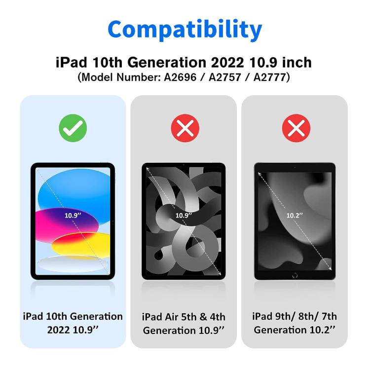 For iPad 2025 / 2022 ENKAY Hat-Prince Easy Install 0.33mm Explosion-proof Tempered Glass Tablet Screen Film