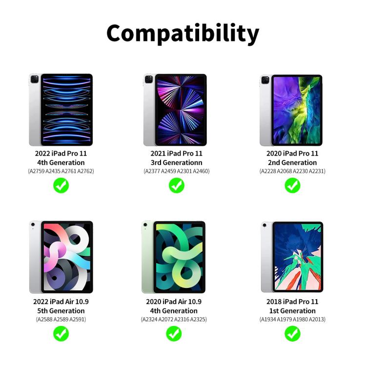For iPad Air 10.9 2022 / Pro 11 2022 ENKAY Hat-Prince Easy Install 0.33mm Explosion-proof Tempered Glass Tablet Screen Film