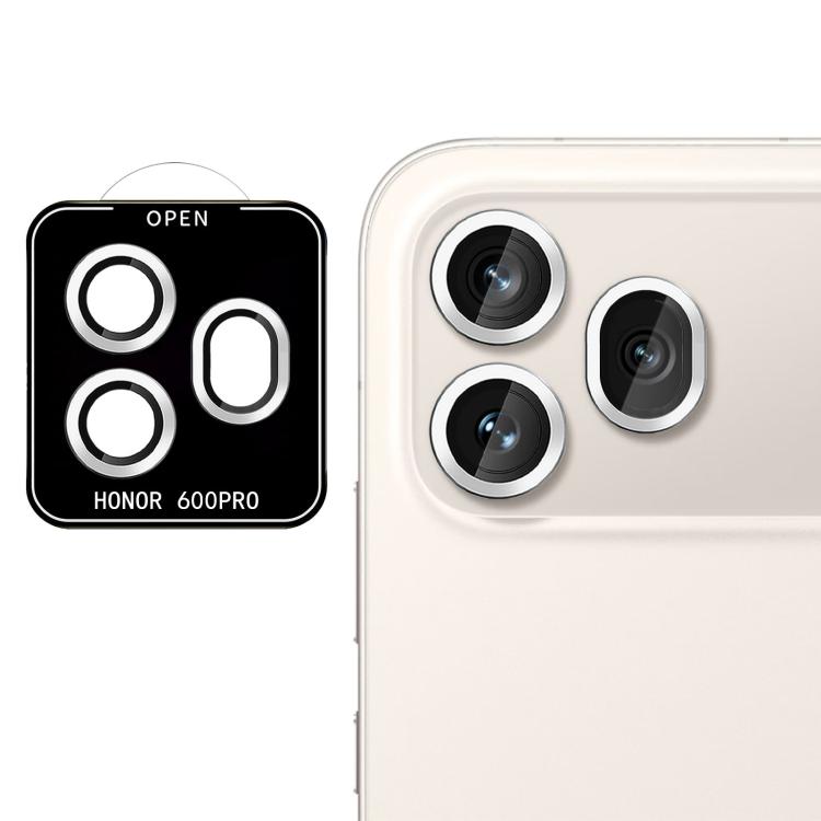 For Honor  600 Pro Global Kalebol No Flicker Ultra-Thin Individual Camera Lens Tempered Glass Film