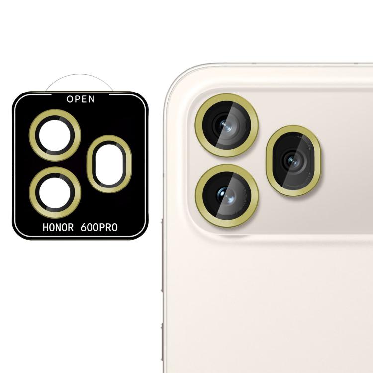For Honor  600 Pro Global Kalebol No Flicker Ultra-Thin Individual Camera Lens Tempered Glass Film