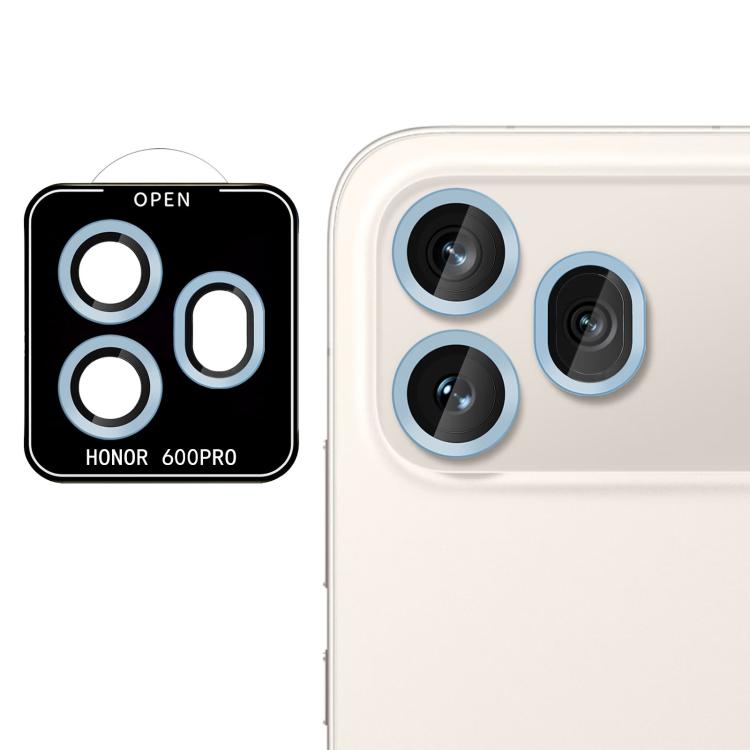 For Honor  600 Pro Global Kalebol No Flicker Ultra-Thin Individual Camera Lens Tempered Glass Film