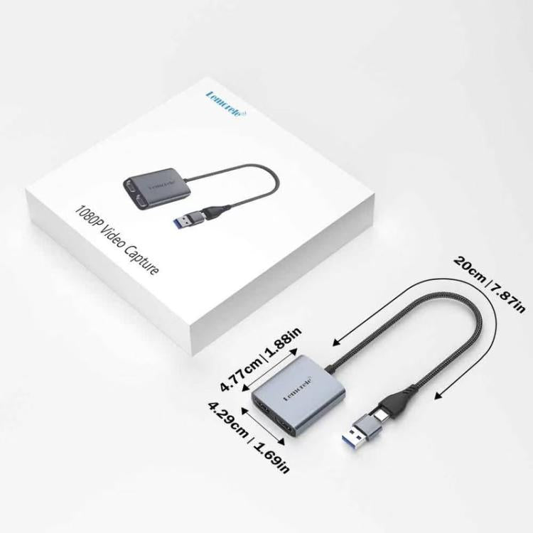 Lemorele AC07 4K HDMI Video Capture Card for Live Streaming