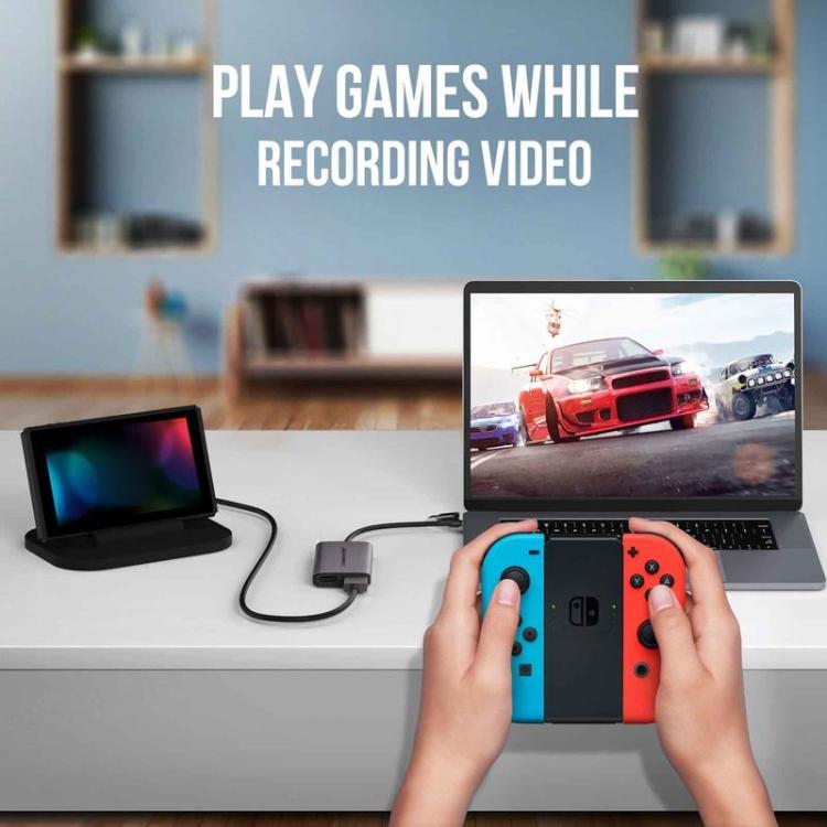 Lemorele AC02L 4K HDMI Capture Card 1080P 60FPS Ultra-Low Latency for Live Streaming
